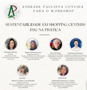 Registro de curso e treinamento ambiental da Andrade Paulista